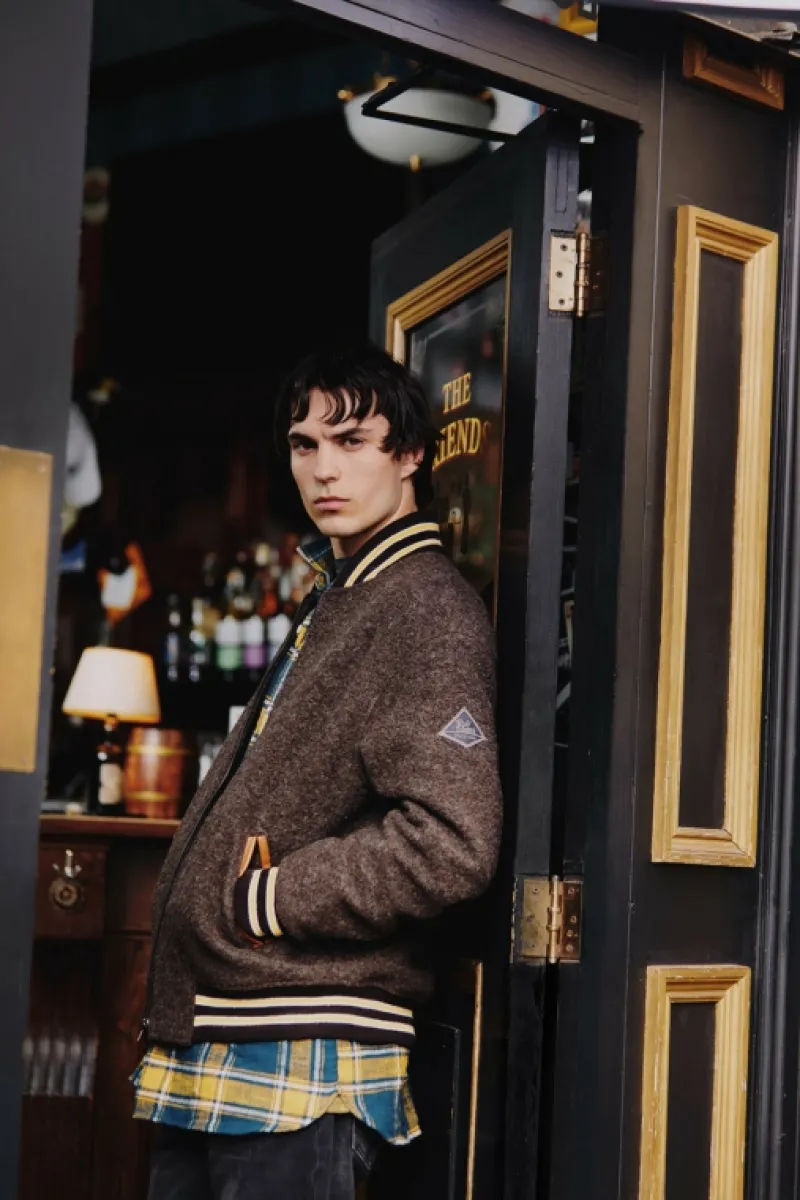 Roy Rogers Capispalla>Bomber Varsity MARRONE