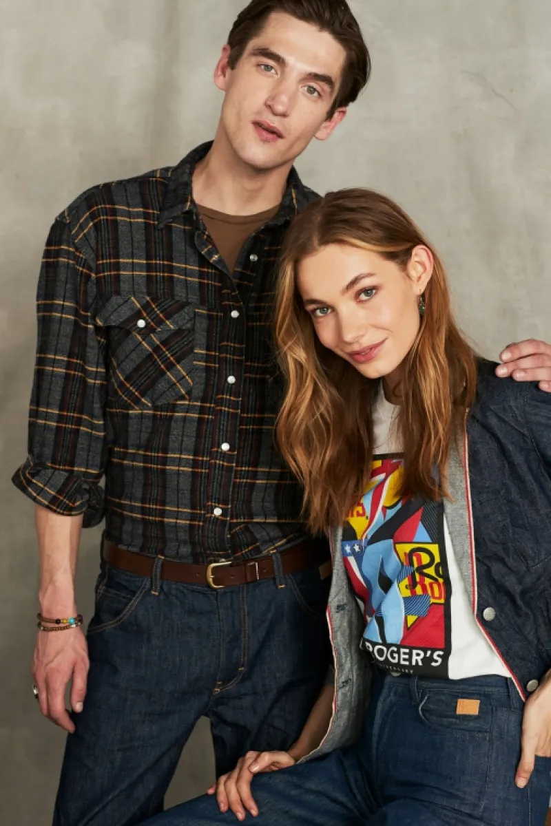 Roy Rogers Camicie>Camicia 70th Wool Check GRIGIO