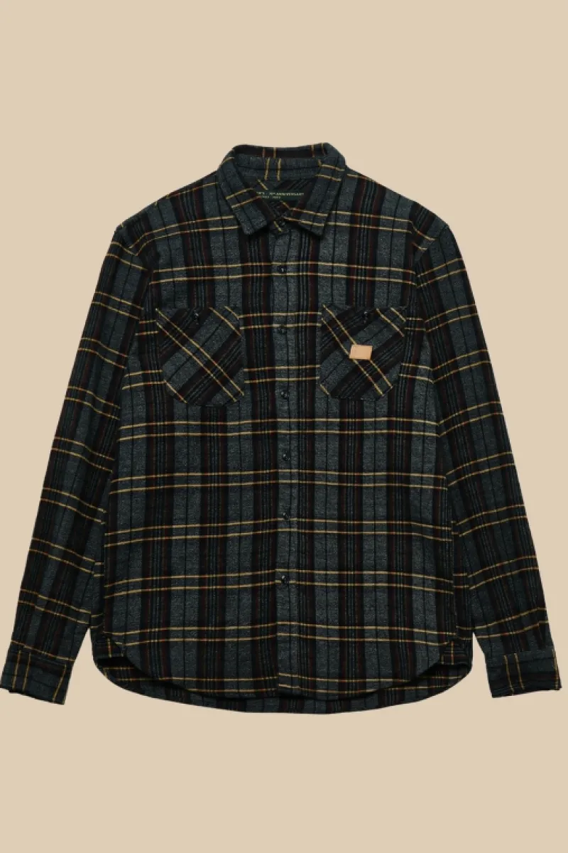 camicia_th_wool_check_2.webp Roy Rogers Camicie>Camicia 70th Wool Check GRIGIO