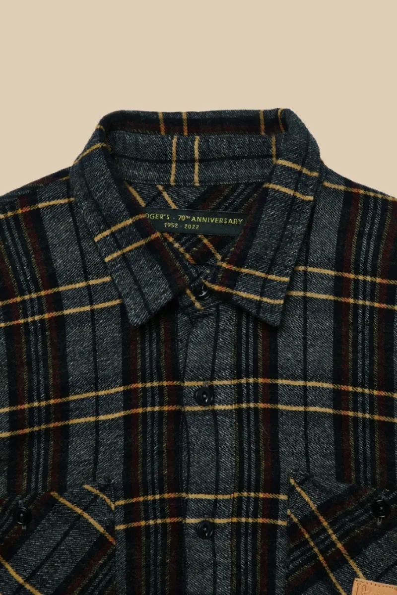 camicia_th_wool_check_4.webp Roy Rogers Camicie>Camicia 70th Wool Check GRIGIO