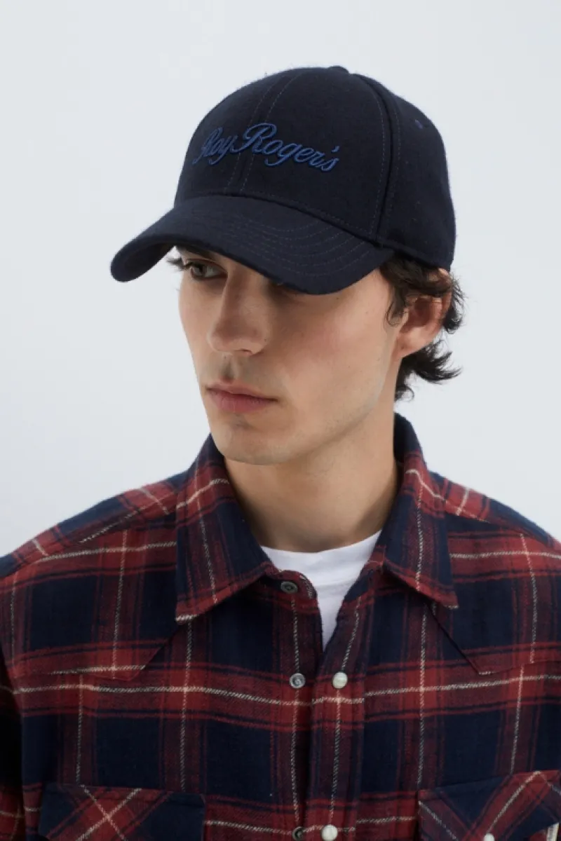 Roy Rogers Accessori>Cappello Baseball Melton BLU
