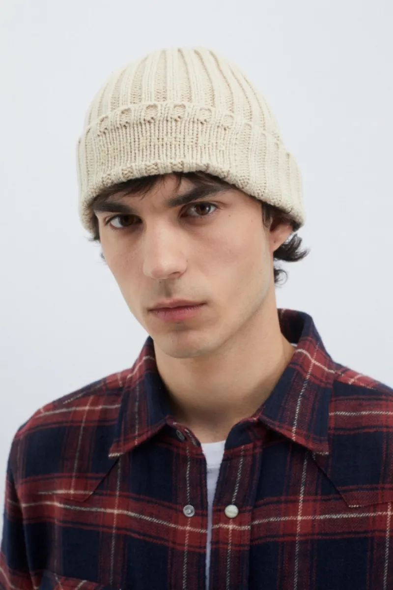 Roy Rogers Accessori>Cappello Beanie Fisherman BIANCO