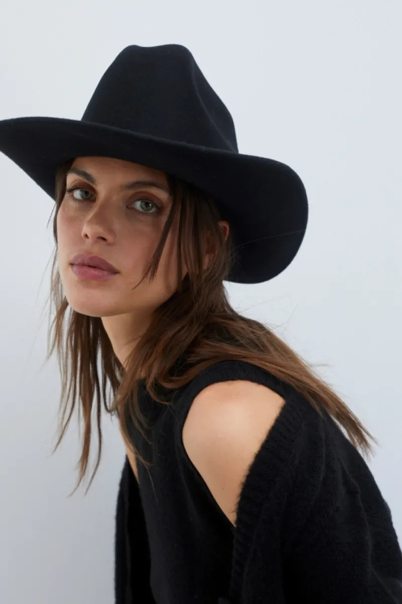 Roy Rogers Accessori>Cappello Cow Boy Old Glory NERO