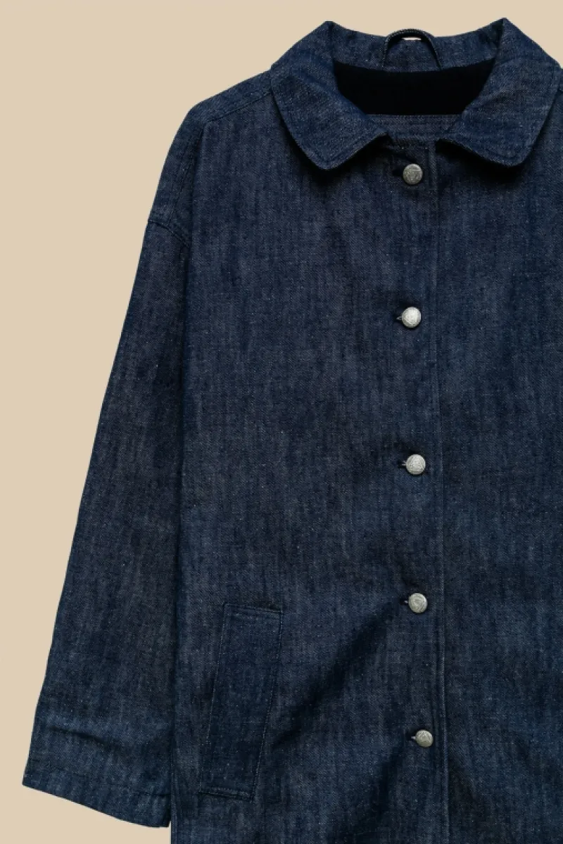 Roy Rogers Capispalla>Cappotto Vintage 60 70th Denim Rinse BLU