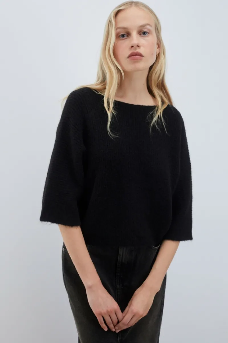 Roy Rogers Maglieria E Felpe>Cardigan Reverse In Alpaca NERO