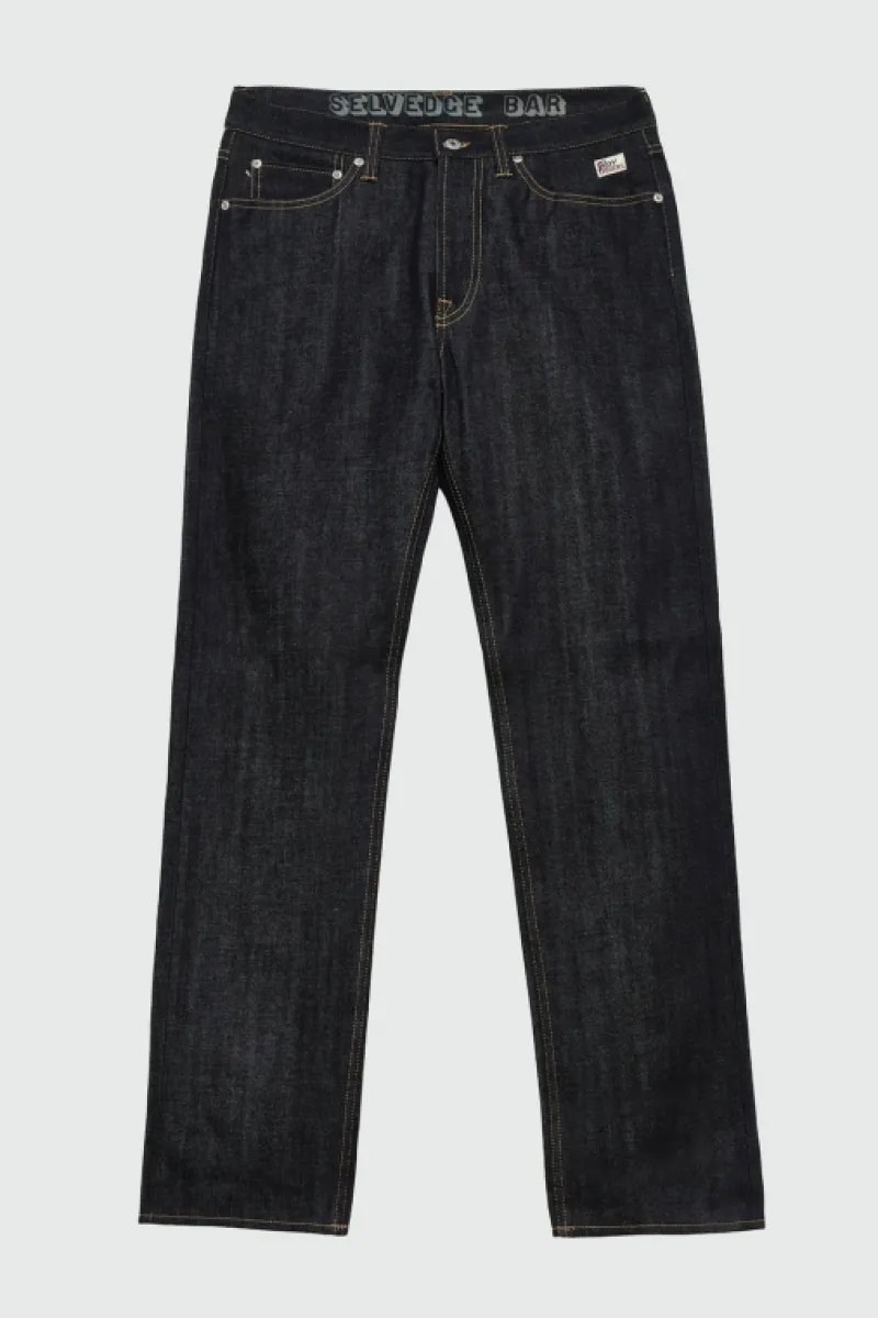 Roy Rogers Selvedge Bar | Jeans>Cult Wide Selvedge Bar Roy Roger's Denim Jap Raw BLU