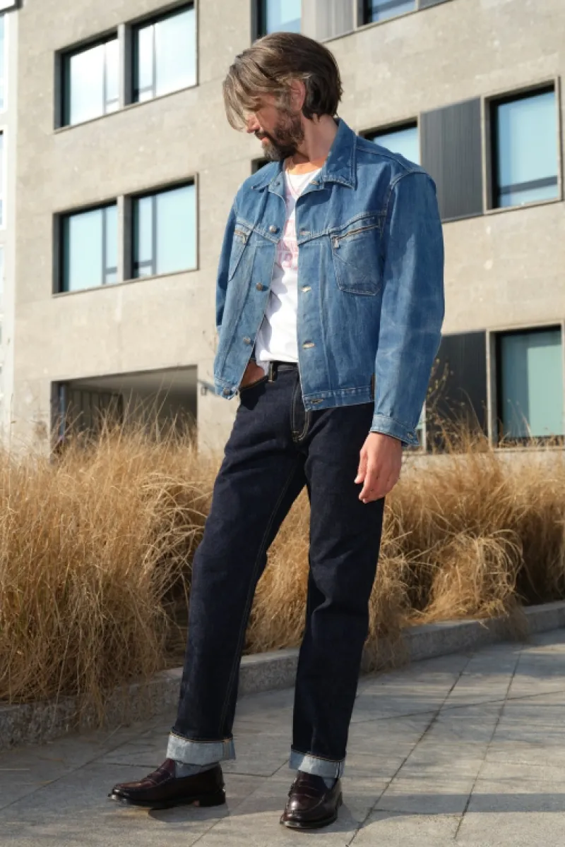 Roy Rogers Selvedge Bar | Jeans>Cult Wide Selvedge Bar Roy Roger's Denim Jap Rinse BLU