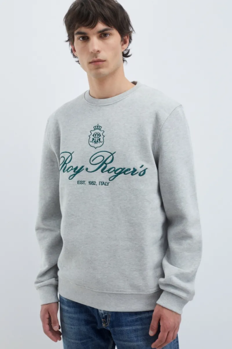 felpa_girocollo_ricamo_est__5.webp Roy Rogers Maglieria E Felpe>Felpa Girocollo Ricamo Est 1952 GRIGIO