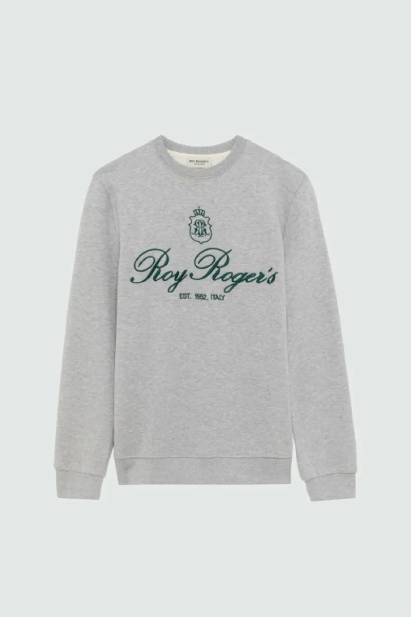felpa_girocollo_ricamo_est__6.webp Roy Rogers Maglieria E Felpe>Felpa Girocollo Ricamo Est 1952 GRIGIO