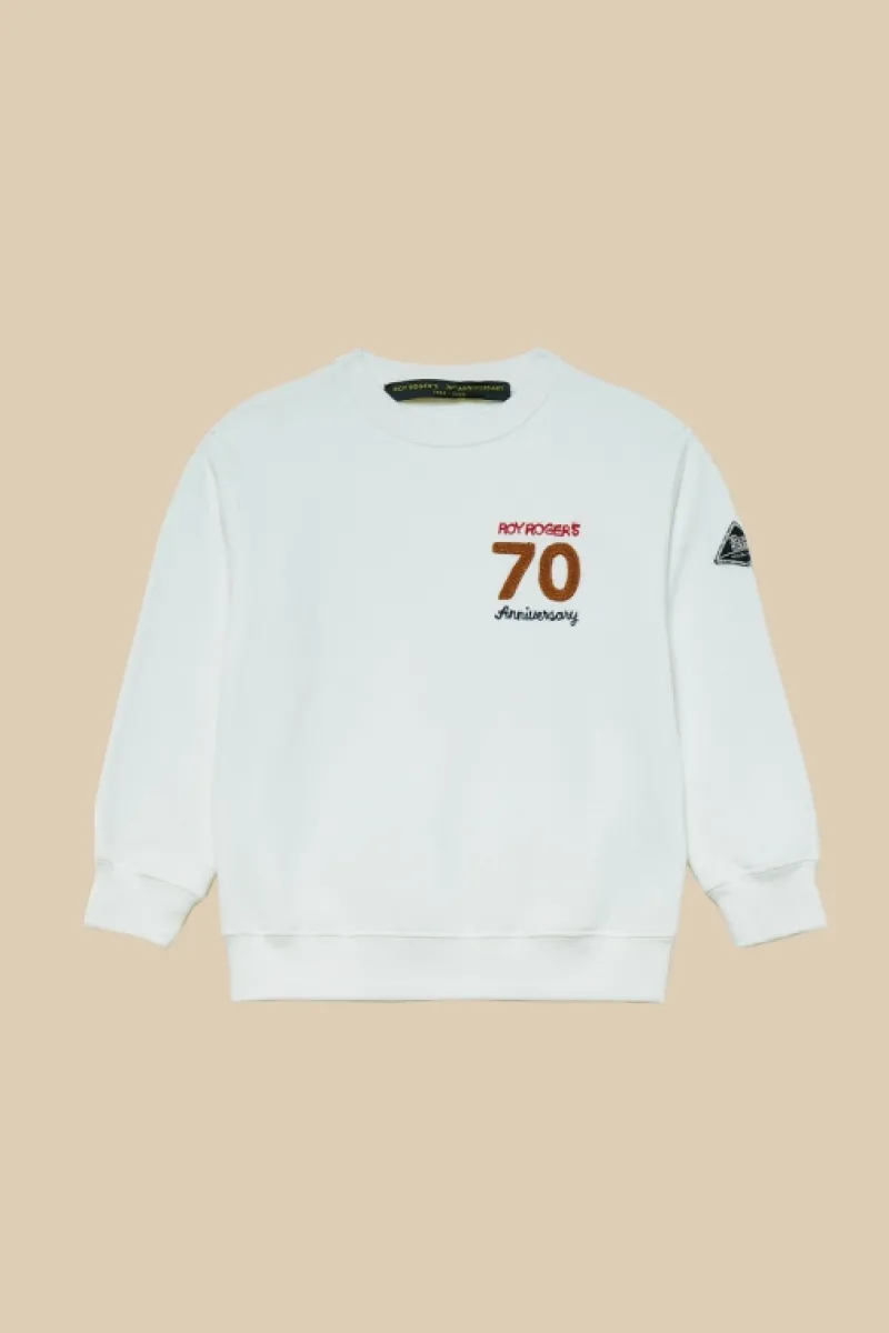 Roy Rogers Bambino>Felpa 70th Ricamo Anni 70