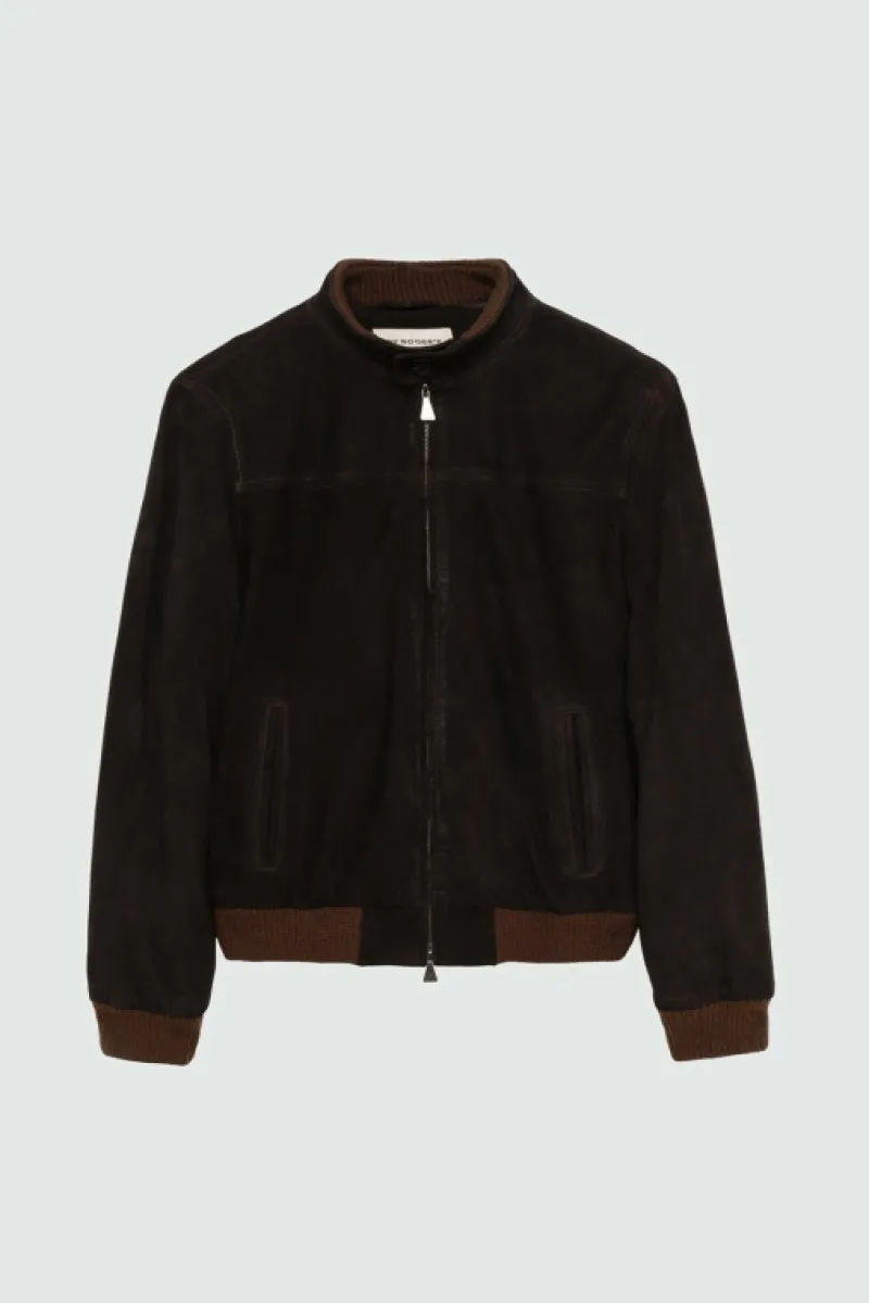 giacca_brando_in_suede_washed_5.webp Roy Rogers Capispalla>Giacca Brando In Suede Washed MARRONE