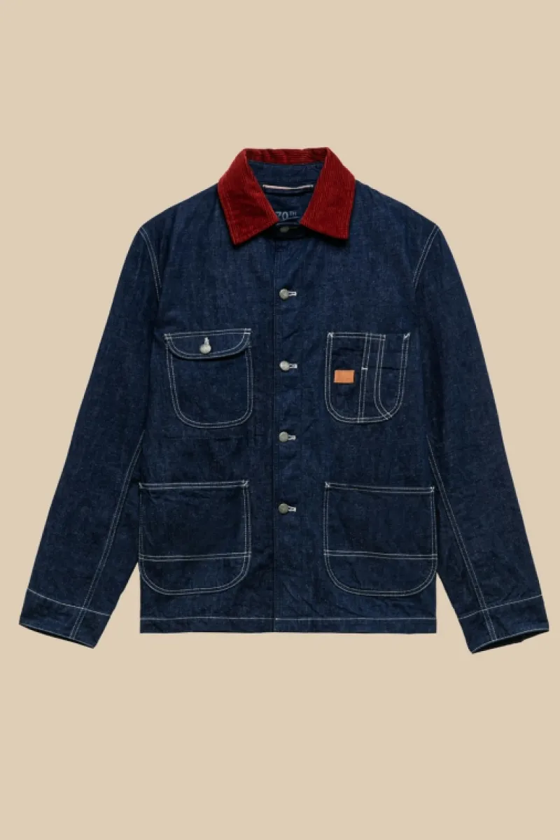 giacca_carcere_th_denim_cimosa_rinse_2.webp Roy Rogers Capispalla>Giacca Carcere 70th Denim Cimosa Rinse BLU