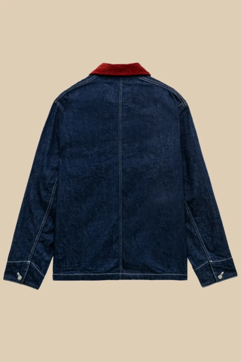 giacca_carcere_th_denim_cimosa_rinse_3.webp Roy Rogers Capispalla>Giacca Carcere 70th Denim Cimosa Rinse BLU