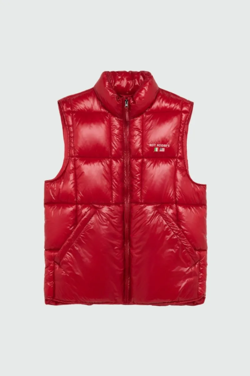 gilet_in_nylon_ripstop_5-1.webp Roy Rogers Capispalla>Gilet In Nylon Ripstop ROSSO