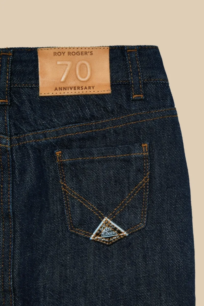 gonna_th_denim_cimosa_rinse_5.webp Roy Rogers Bambina>Gonna 70th Denim Cimosa Rinse BLU
