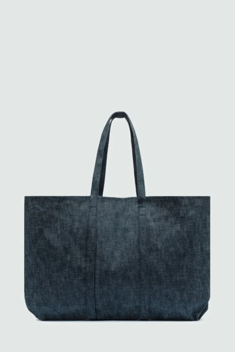 Roy Rogers Selvedge Bar | Accessori>Icon Tote Bag Jap Selvedge Denim Raw BLU
