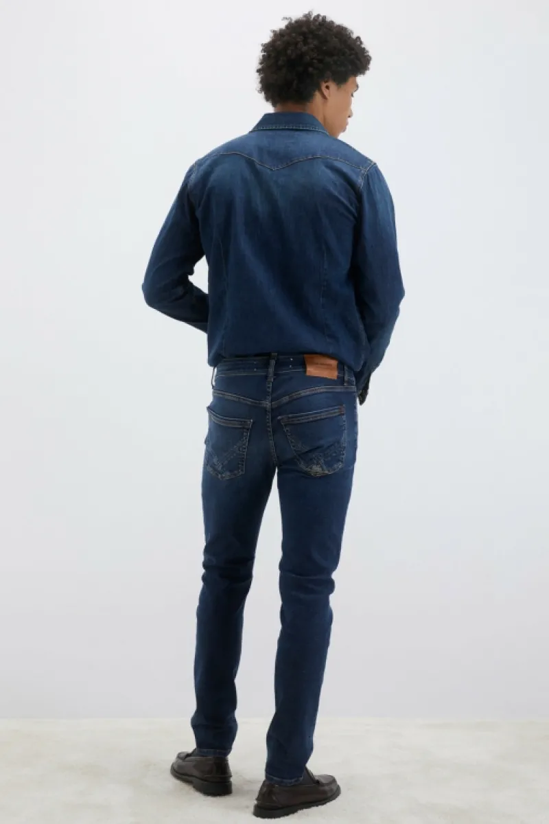 jeans__keith_3.webp Roy Rogers Jeans | Skinny>Jeans 317 Keith BLU