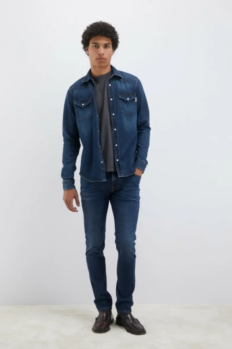 jeans__keith_4.webp Roy Rogers Jeans | Skinny>Jeans 317 Keith BLU