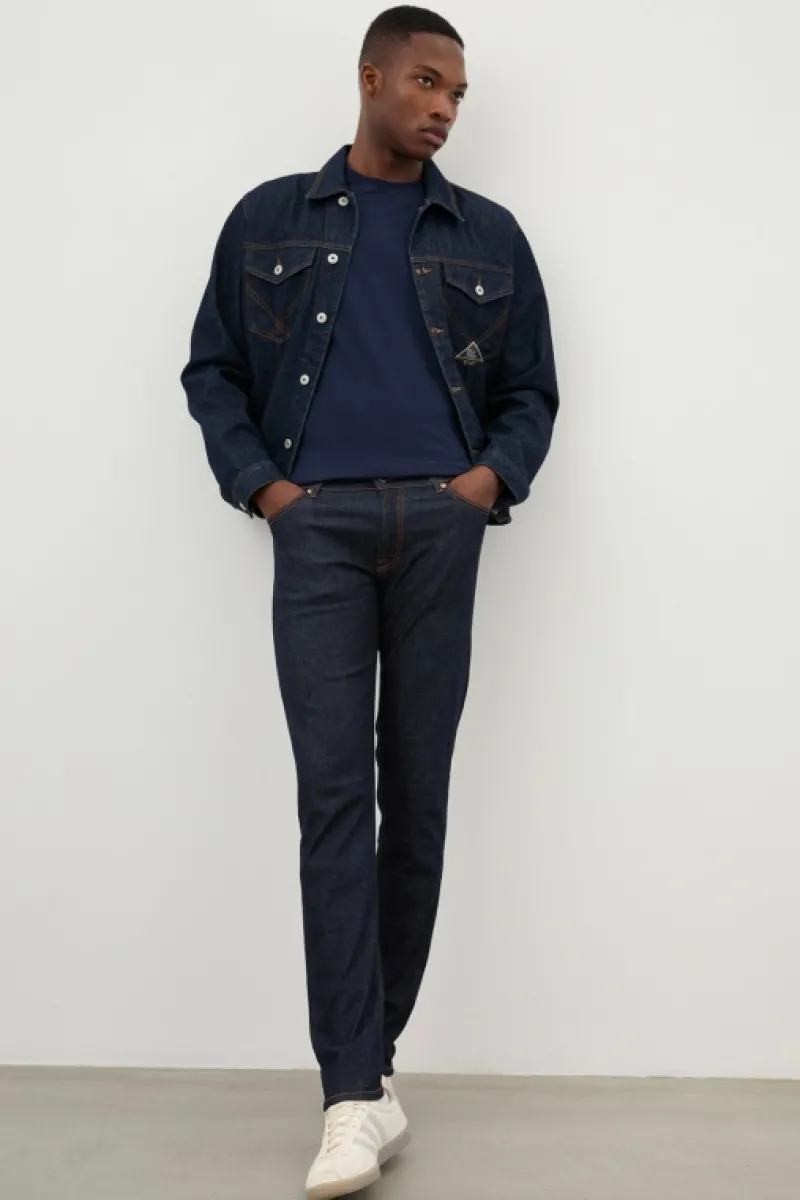 Roy Rogers Jeans | Slim>Jeans 517 One Wash BLU