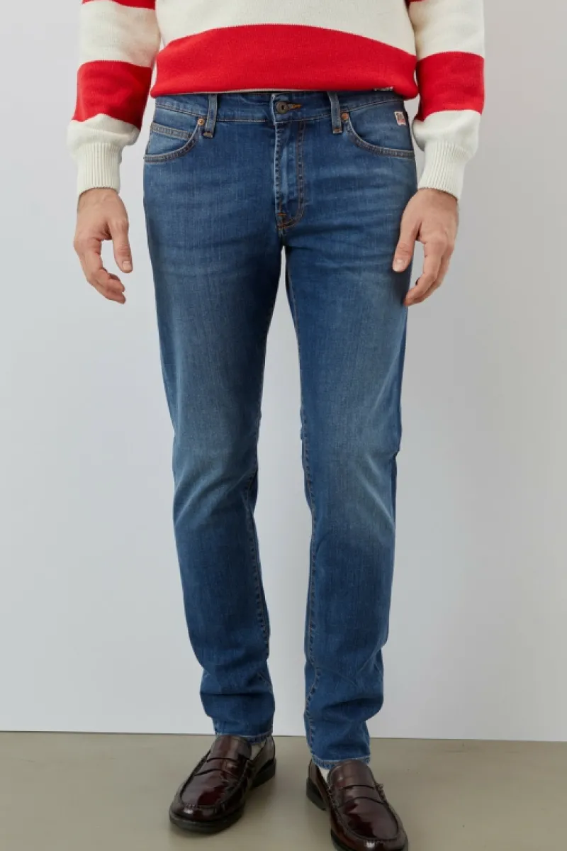 jeans__weared__2.webp Roy Rogers Jeans | Slim>Jeans 517 Weared 10 BLU