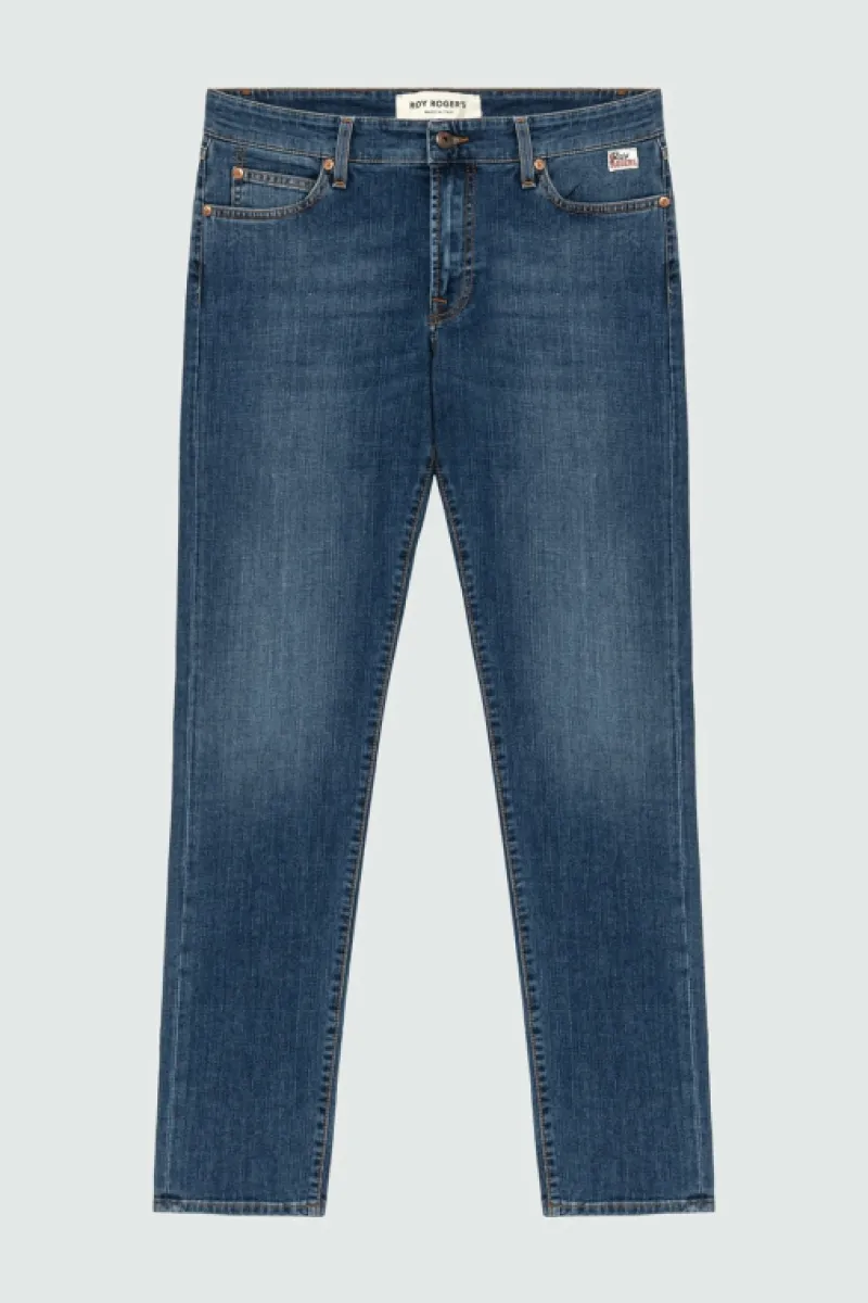 jeans__weared__5.webp Roy Rogers Jeans | Slim>Jeans 517 Weared 10 BLU