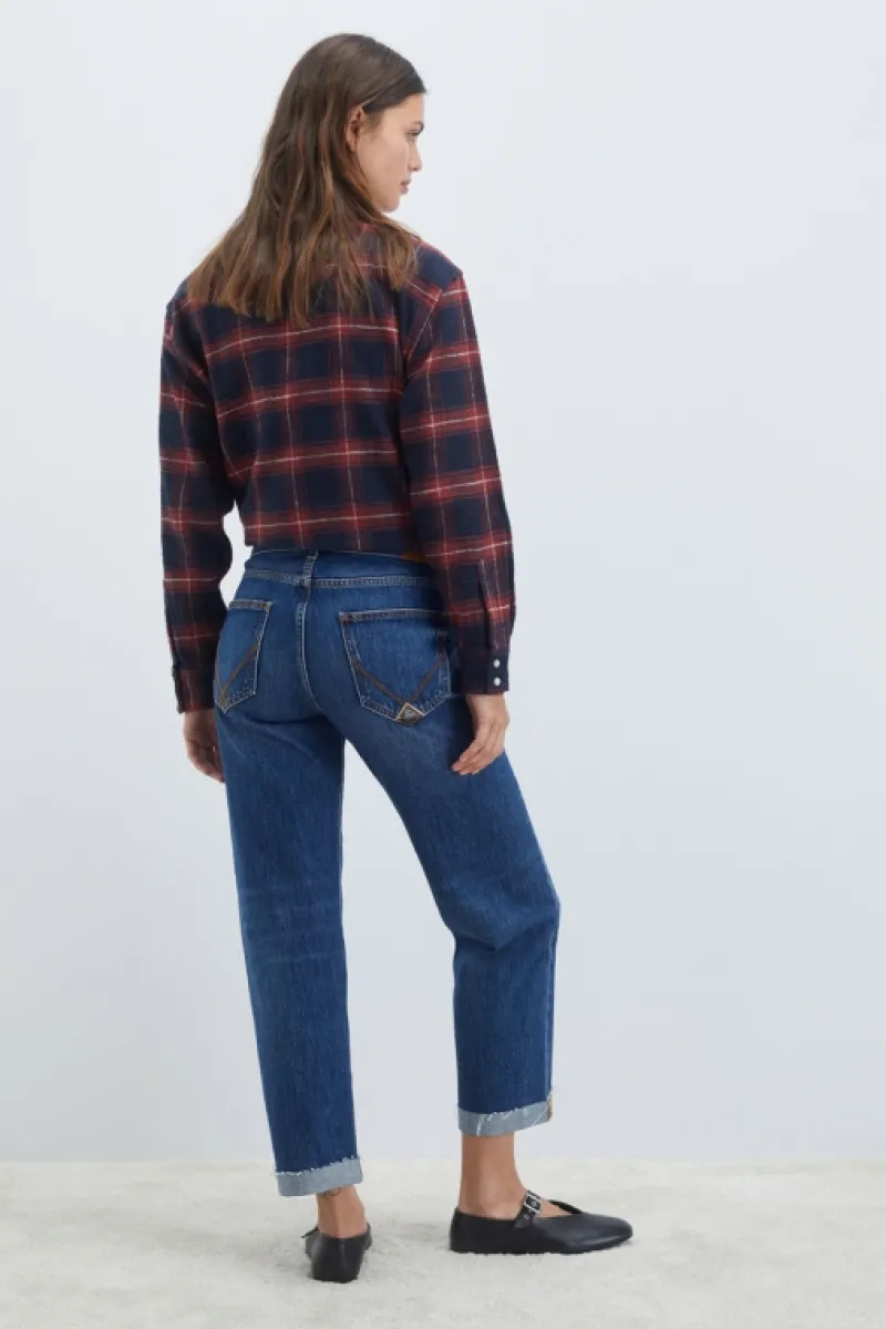 jeans_new_oskar_joel_3.webp Roy Rogers Jeans | Boyfriend>Jeans New Oskar Joel BLU