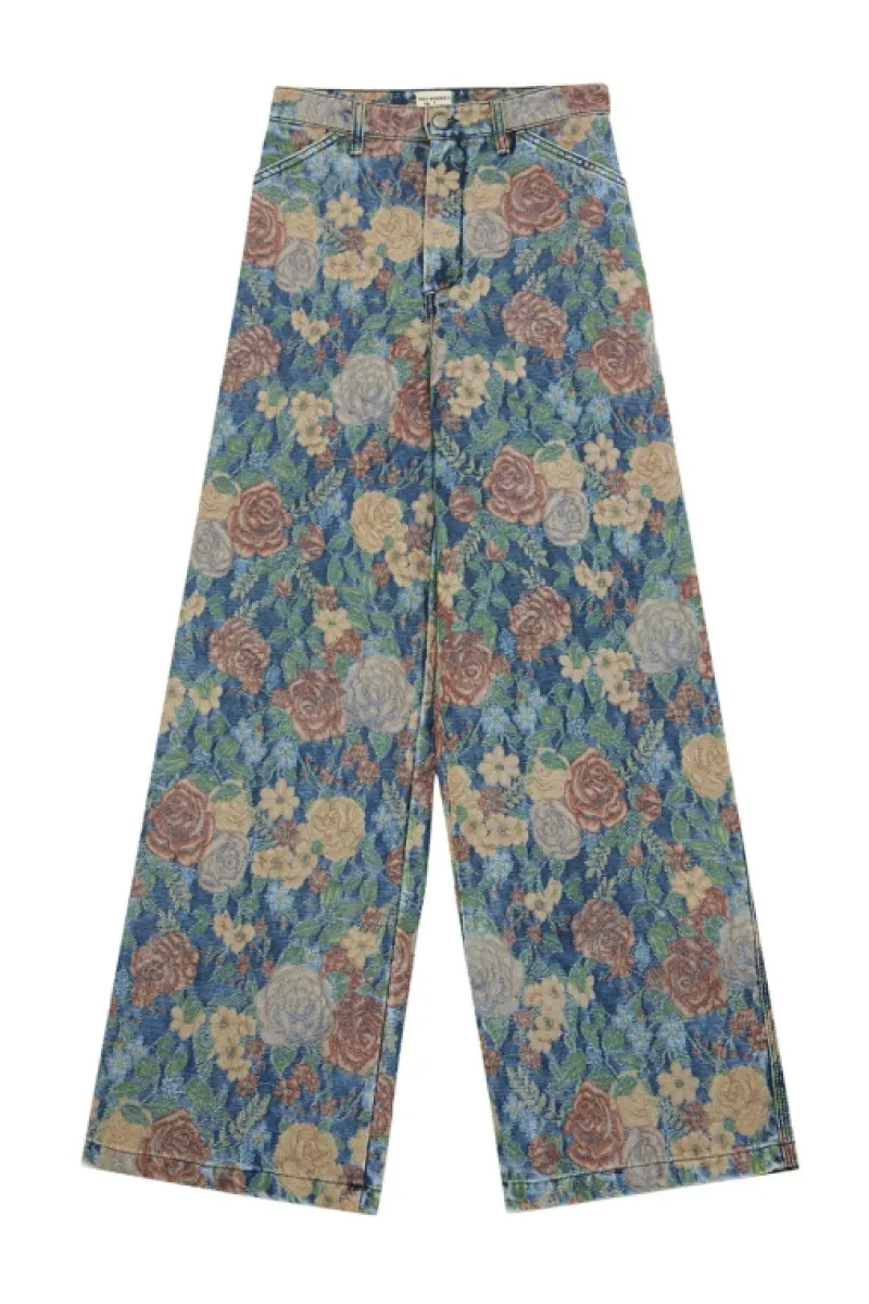 Roy Rogers Roy Roger's X Dave's Ny | Jeans>Jeans Statement Roy Roger's X Dave's Ny In Jacquard Tapestry BLU