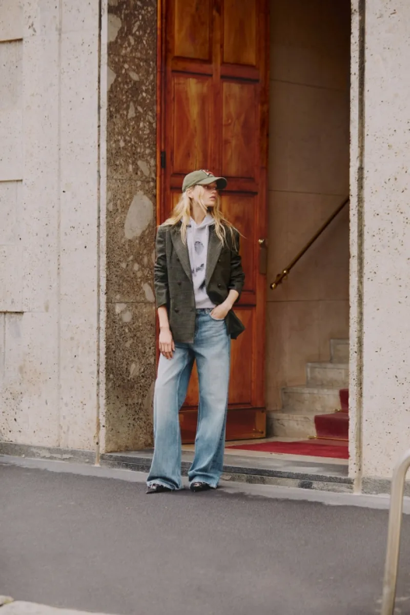 Roy Rogers Jeans | Wide>Jeans Super Wide Denim Olivia BLU