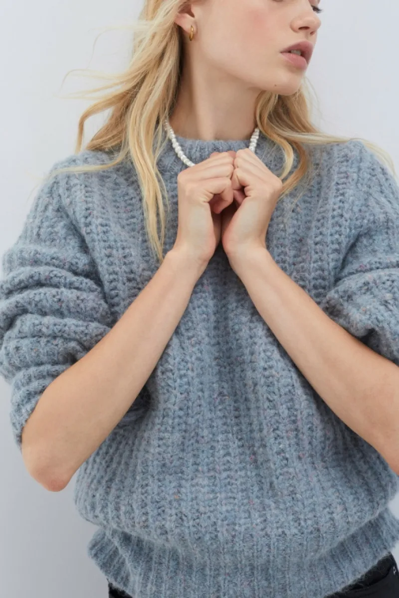 Roy Rogers Maglieria E Felpe>Maglia Girocollo Bottonato BLU