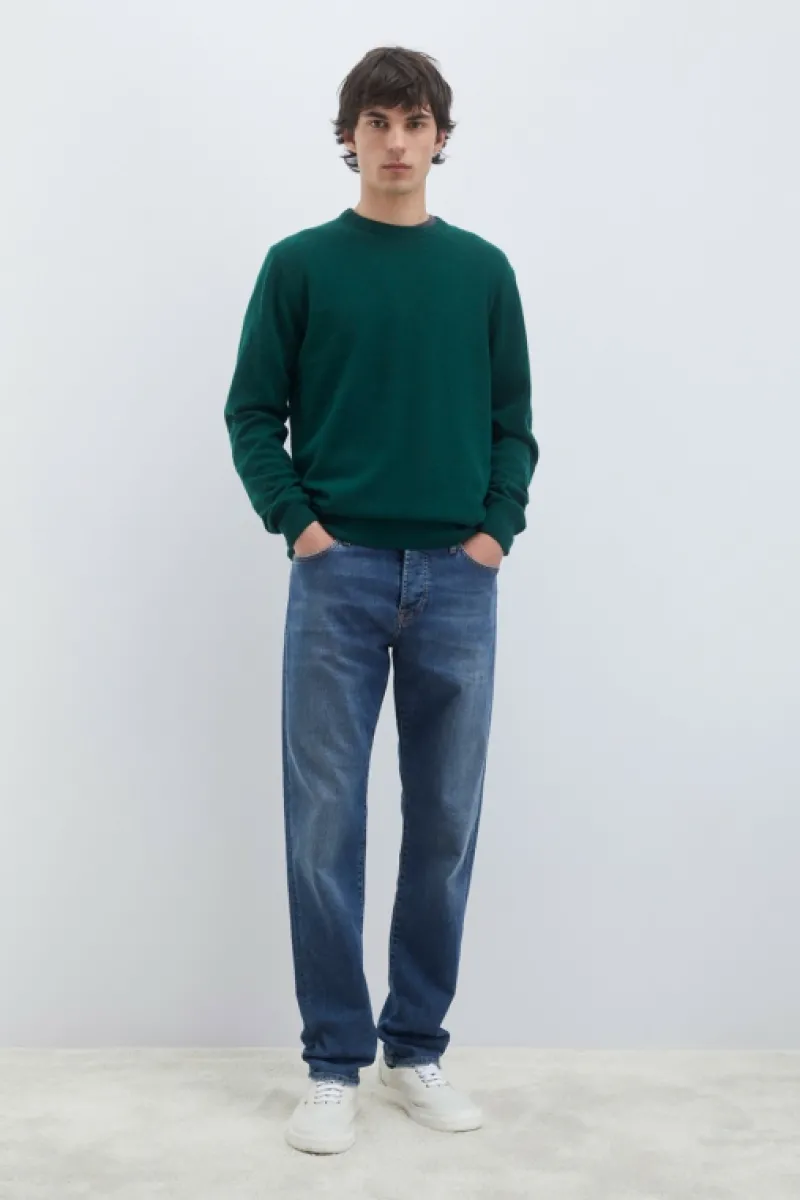 Roy Rogers Maglieria E Felpe>Maglia Girocollo In Lana E Cashmere Fin.12 VERDE