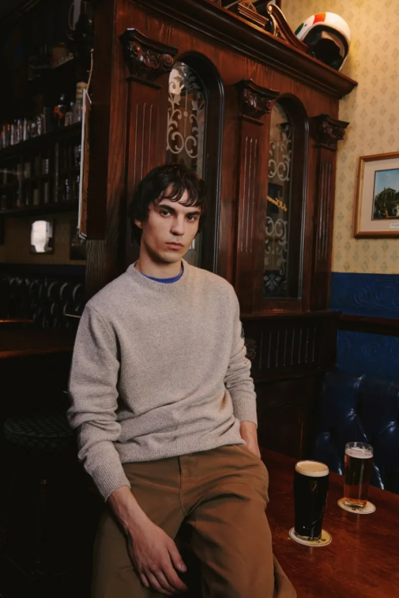 Roy Rogers Maglieria E Felpe>Maglia Girocollo In Lana E Cashmere Muline BEIGE