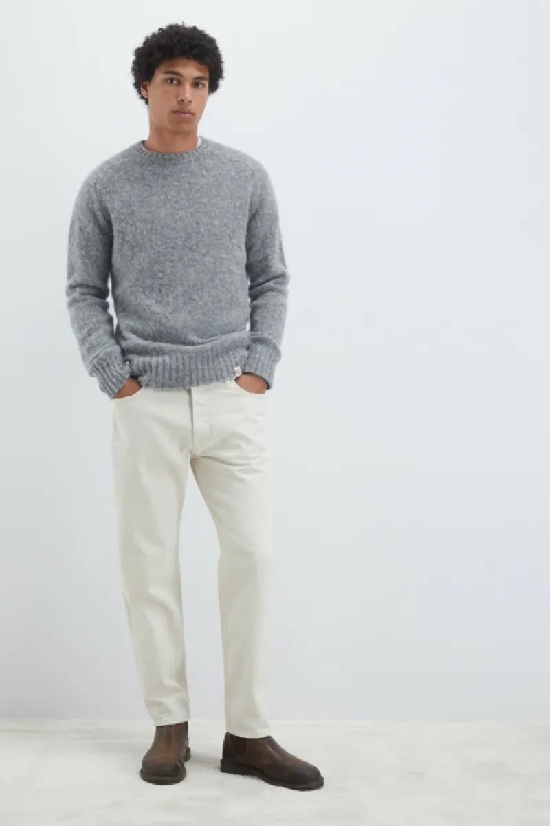 Roy Rogers Maglieria E Felpe>Maglia Girocollo In Lana Shetland Brushed GRIGIO