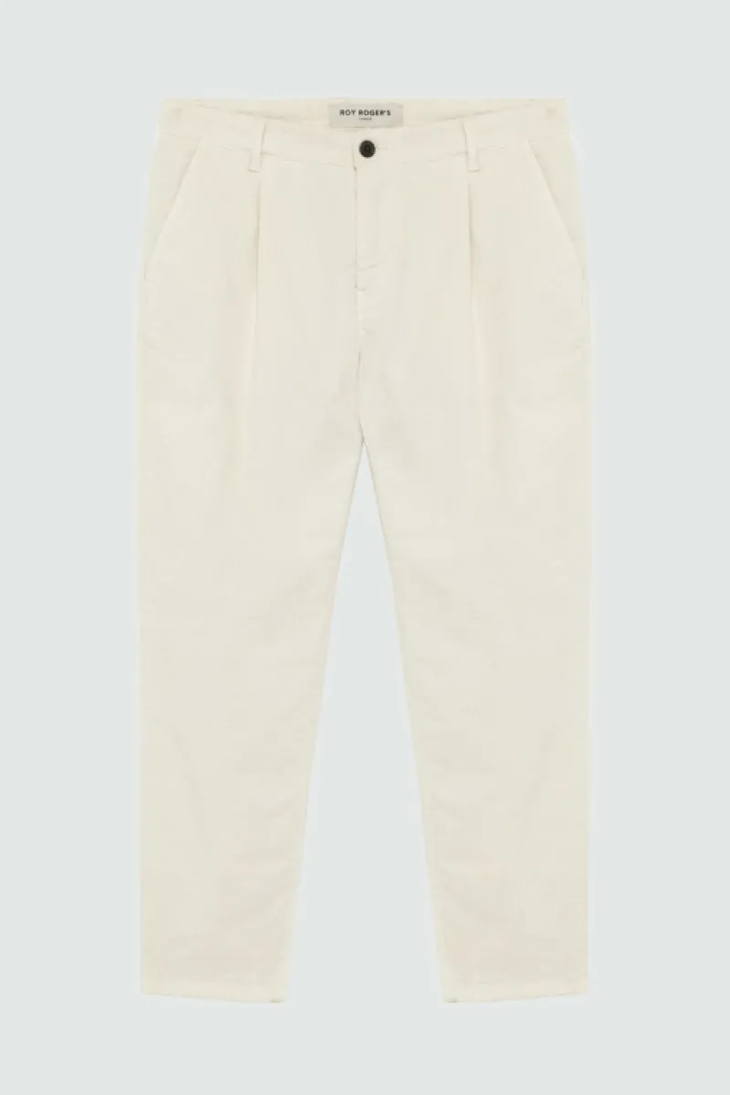 pantalone_day_off_in_velluto_5.webp Roy Rogers Pantaloni>Pantalone Day Off In Velluto BIANCO