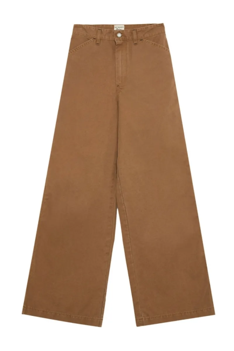 Roy Rogers Roy Roger's X Dave's Ny | Pantaloni E Gonne>Pantalone Statement Roy Roger's X Dave's Ny In Canvas MARRONE