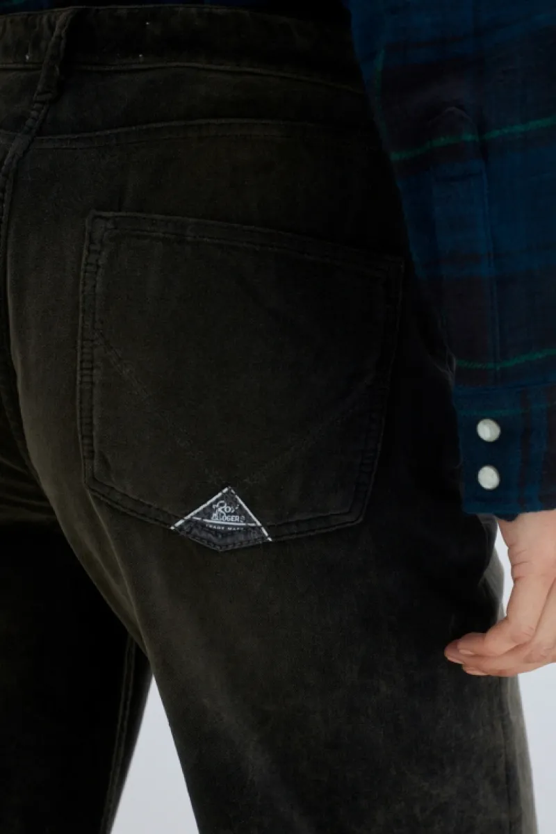 Roy Rogers Jeans | Wide>Pantalone Super Wide Double Deep MARRONE