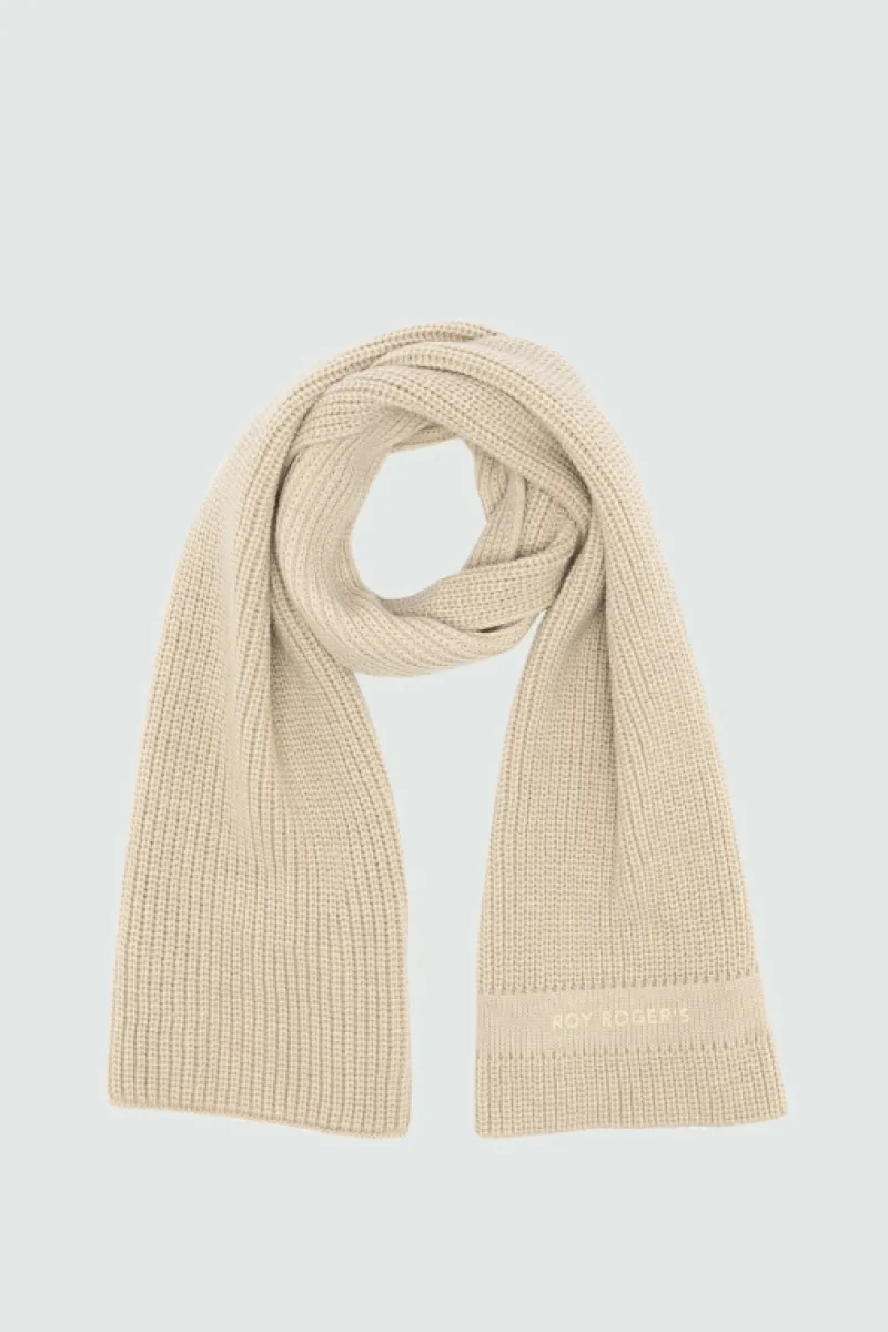 Roy Rogers Accessori>Sciarpa Recycled Yarn BIANCO