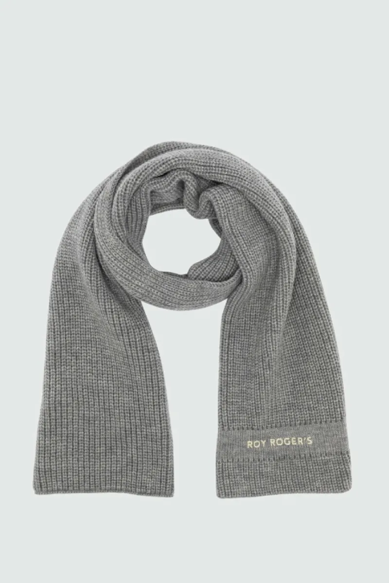 Roy Rogers Accessori>Sciarpa Recycled Yarn GRIGIO