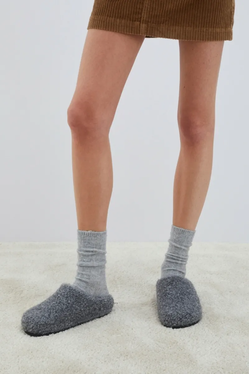 Roy Rogers Scarpe>Sleepers In Lana Boucle GRIGIO