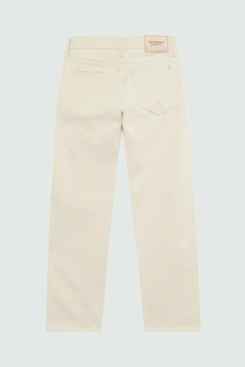 Roy Rogers Selvedge Bar | Jeans>Sofia Woman Selvedge Ecru Denim Rinse BIANCO