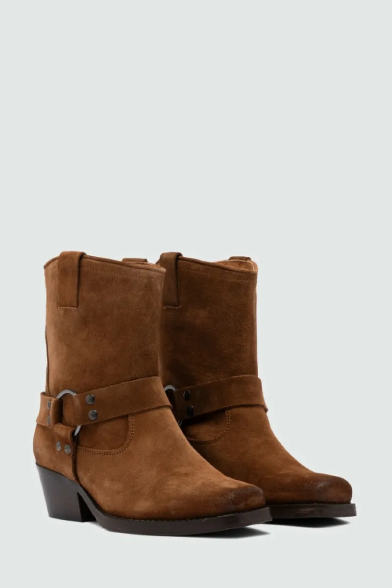 stivaletto_engineer_in_suede_2.webp Roy Rogers Scarpe>Stivaletto Engineer In Suede MARRONE