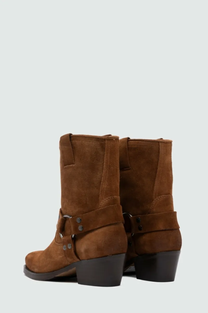 stivaletto_engineer_in_suede_4.webp Roy Rogers Scarpe>Stivaletto Engineer In Suede MARRONE