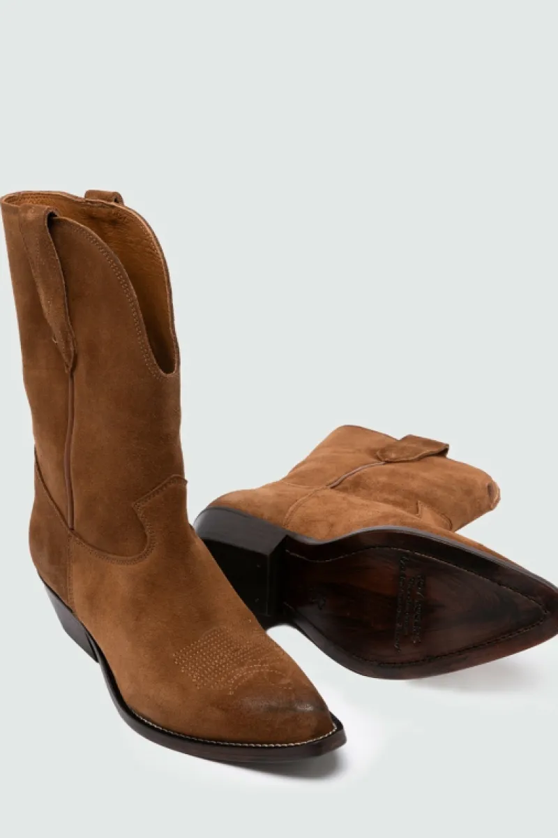 texano_capalbio_in_suede_vintage_5.webp Roy Rogers Scarpe>Texano Capalbio In Suede Vintage MARRONE