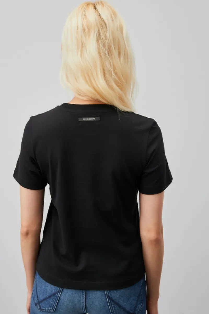 tshirt_girocollo_in_jersey_3-2.webp Roy Rogers Polo E T-shirts>T-shirt Girocollo In Jersey NERO