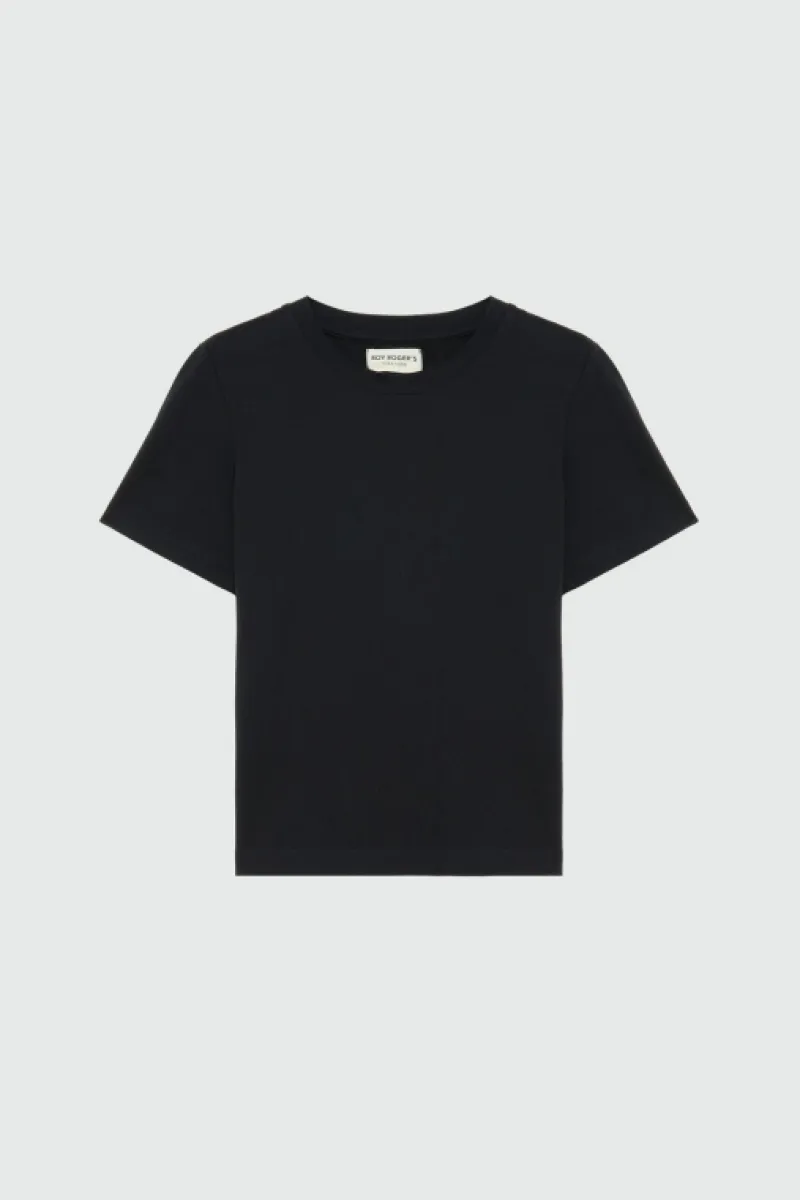 tshirt_girocollo_in_jersey_5-2.webp Roy Rogers Polo E T-shirts>T-shirt Girocollo In Jersey NERO