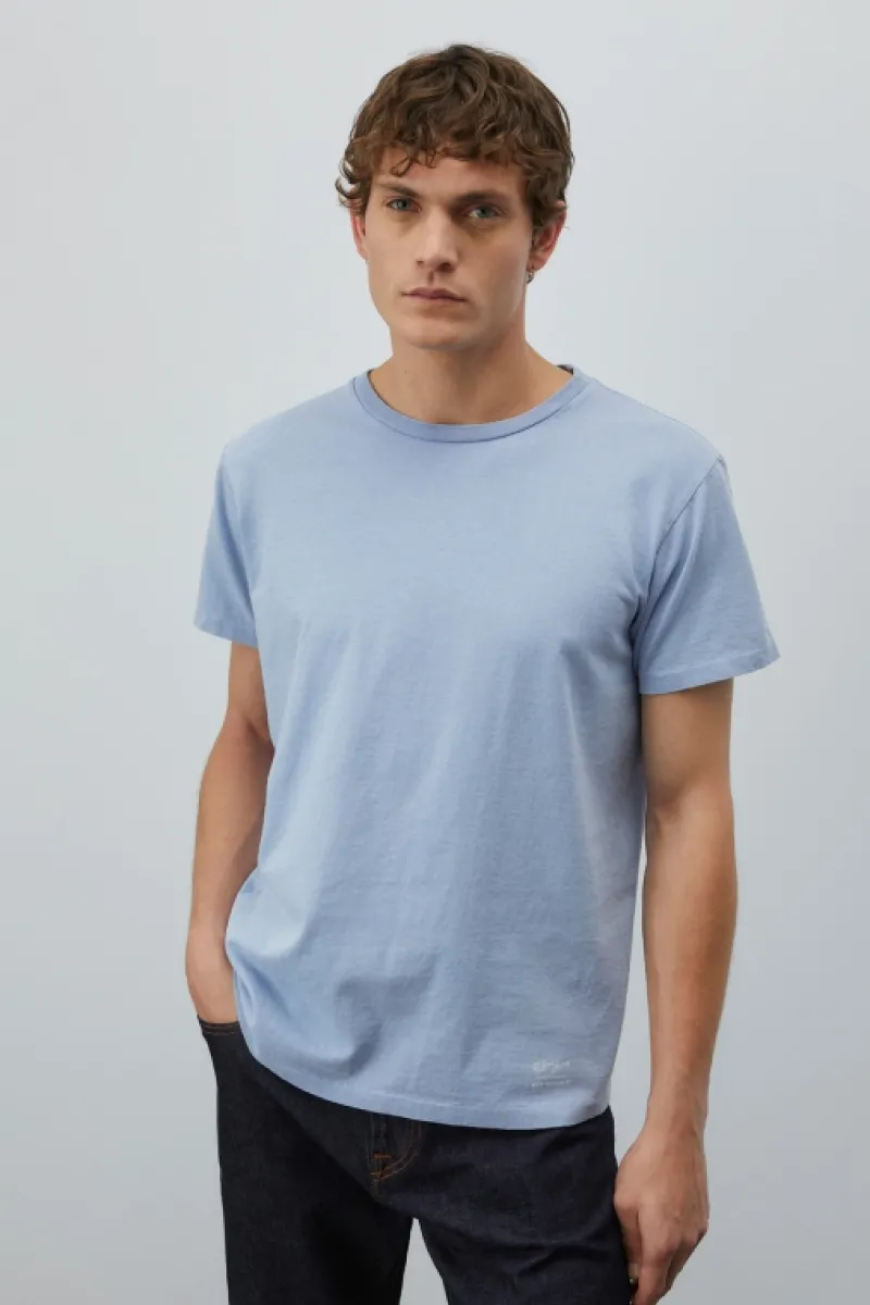 Roy Rogers Polo E T-shirts>T-shirt Girocollo Velva Sheen BLU