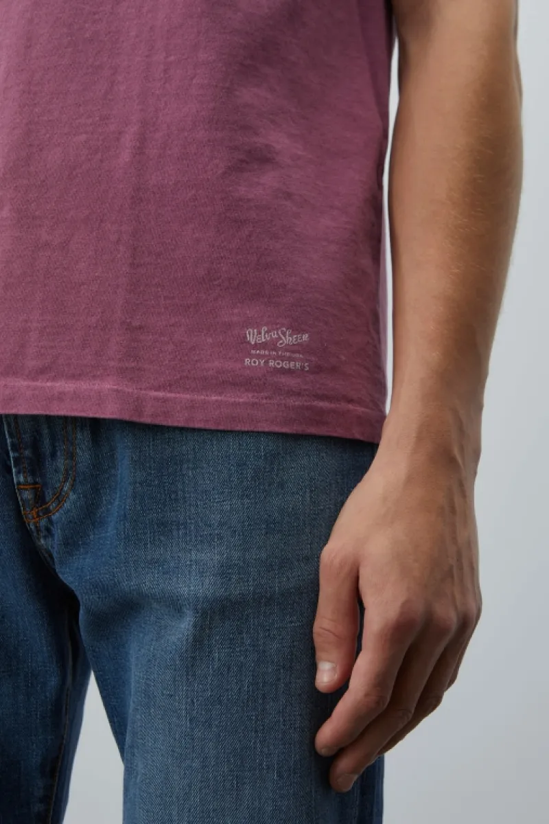 Roy Rogers Polo E T-shirts>T-shirt Girocollo Velva Sheen ROSA