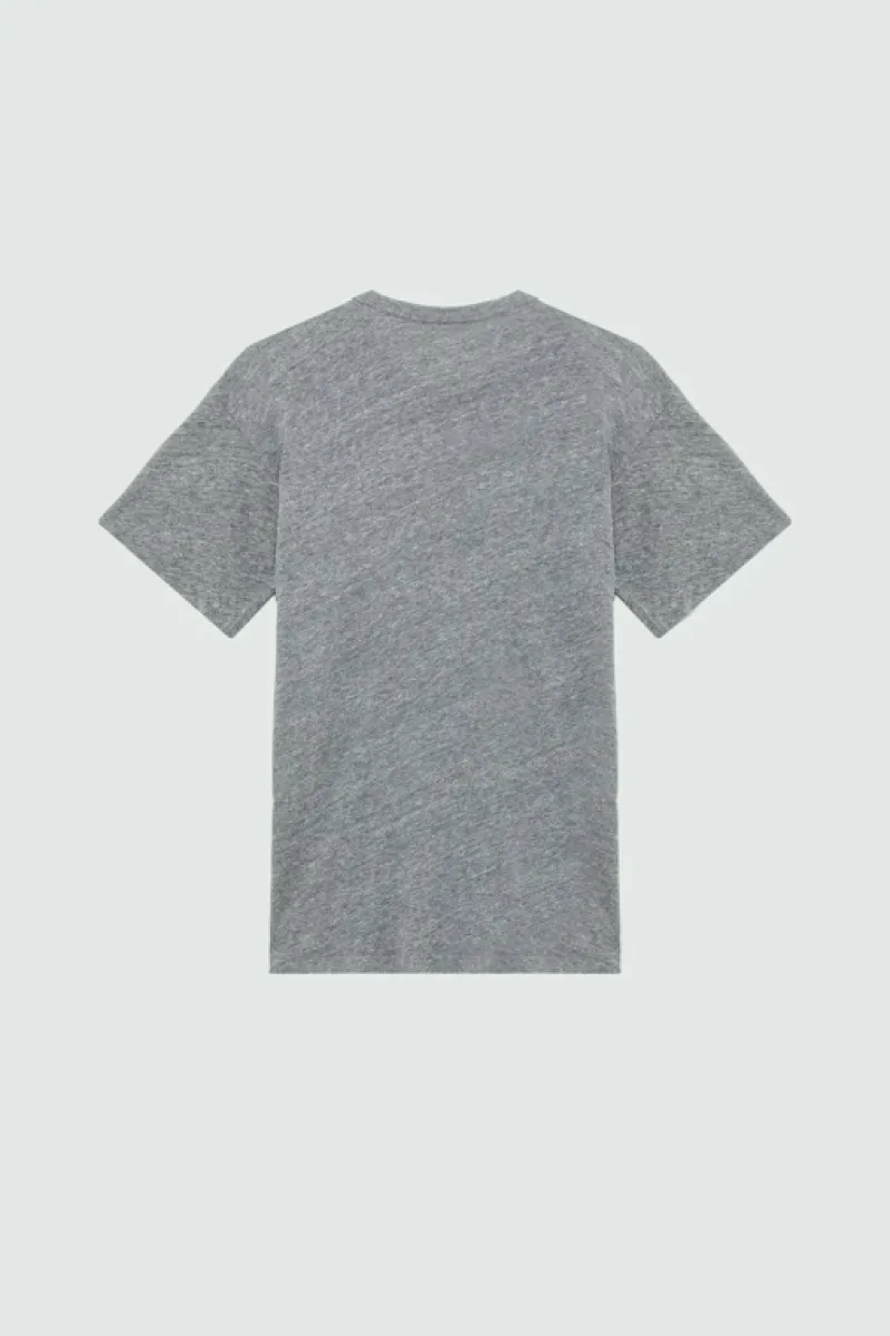 Roy Rogers Polo E T-shirts>T-shirt Vintage Stampa South Florida GRIGIO