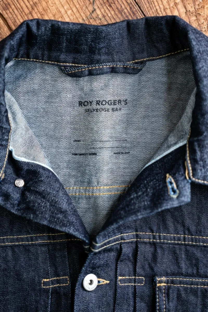 Roy Rogers Selvedge Bar | Capispalla>Type X Man Jap Selvedge Denim Rinse BLU