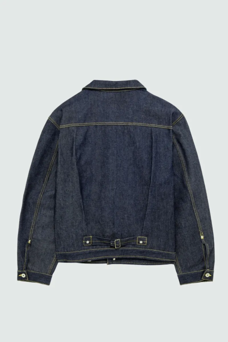 Roy Rogers Selvedge Bar | Capispalla>Type X Man U.s.a. Selvedge Denim Raw BLU